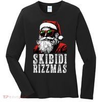 Skibidi Rizzmas Christmas Rizz Santa Claus Women's Long Sleeve Shirt thumb 0