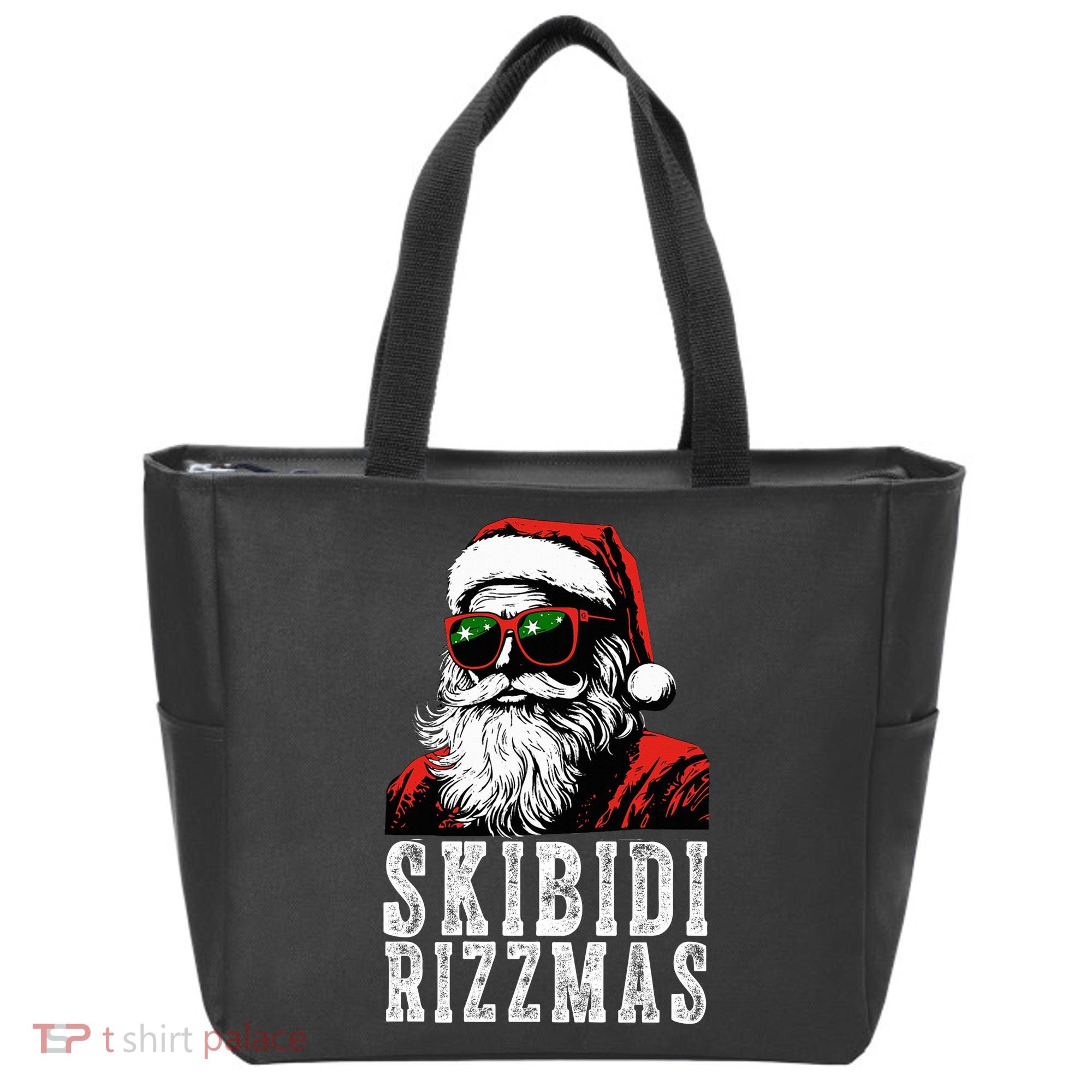 Skibidi Rizzmas Christmas Rizz Santa Claus Tote Bag