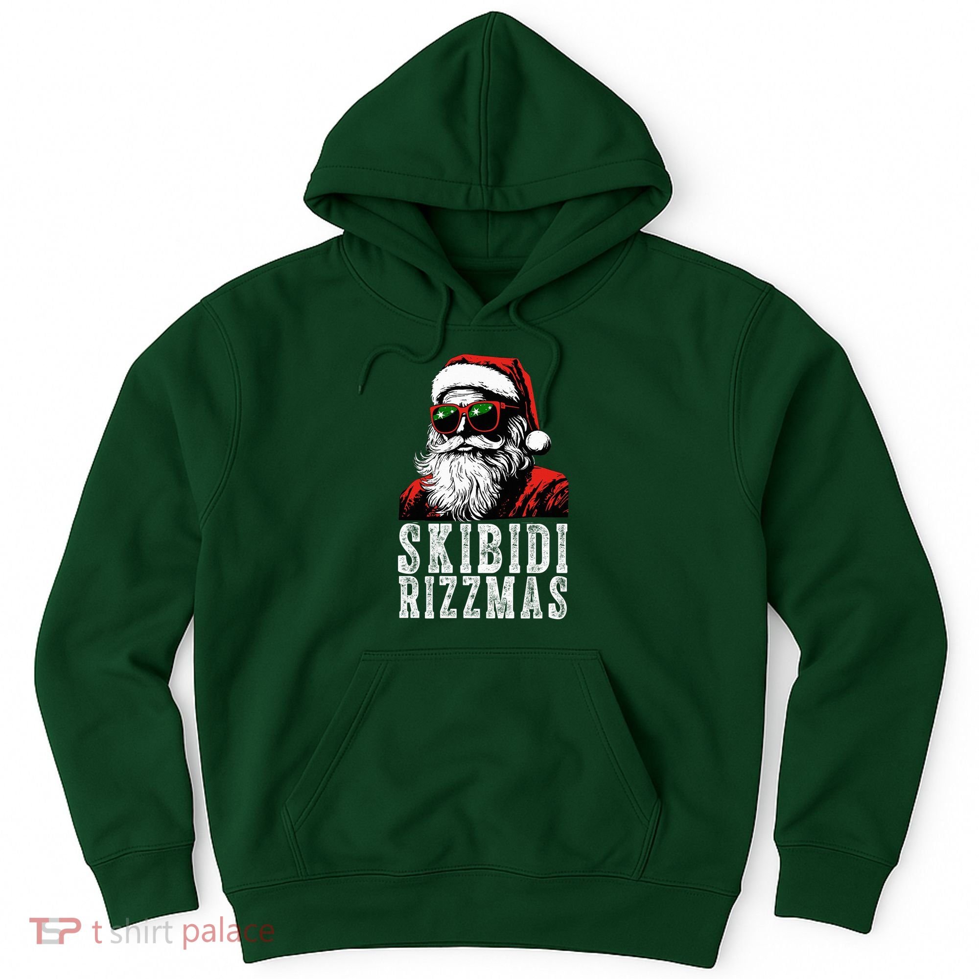 Skibidi Rizzmas Christmas Rizz Santa Claus Hoodie