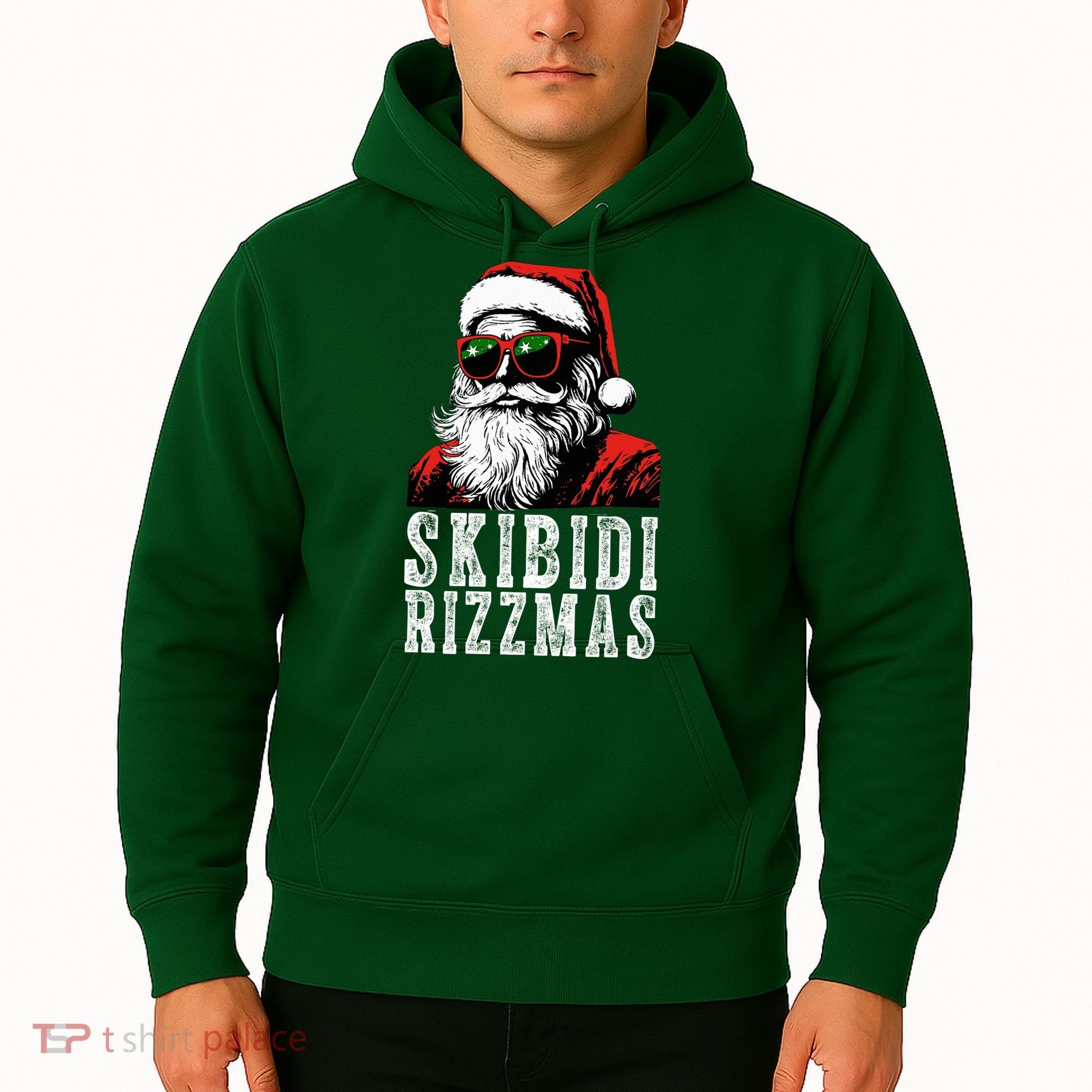 Skibidi Rizzmas Christmas Rizz Santa Claus Hoodie