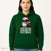 Skibidi Rizzmas Christmas Rizz Santa Claus Hoodie thumb 5