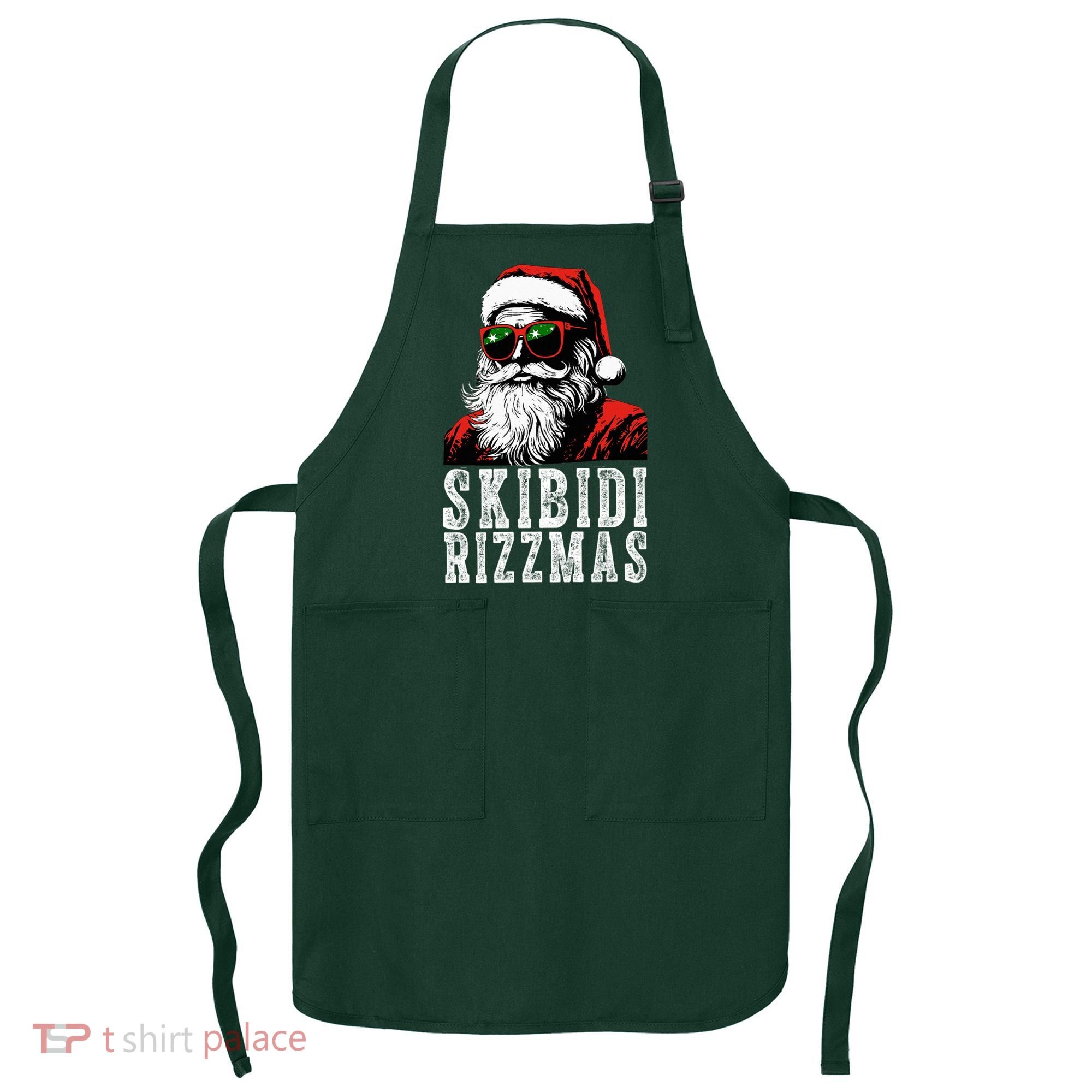 Skibidi Rizzmas Christmas Rizz Santa Claus Apron