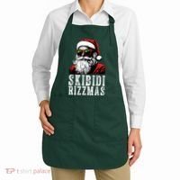 Skibidi Rizzmas Christmas Rizz Santa Claus Apron thumb 2