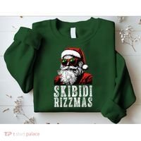 Skibidi Rizzmas Christmas Rizz Santa Claus Sweatshirt thumb 2