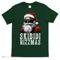 Skibidi Rizzmas Christmas Rizz Santa Claus T-Shirt thumb 0