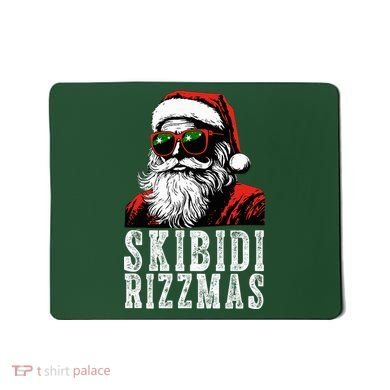 Skibidi Rizzmas Christmas Rizz Santa Claus Mousepad