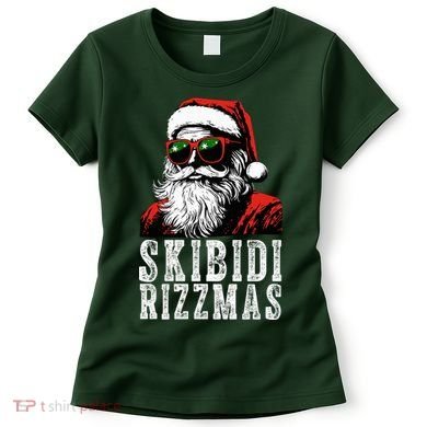 Skibidi Rizzmas Christmas Rizz Santa Claus Women's T-Shirt