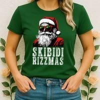 Skibidi Rizzmas Christmas Rizz Santa Claus Women's T-Shirt thumb 2