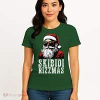 Skibidi Rizzmas Christmas Rizz Santa Claus Women's T-Shirt thumb 4