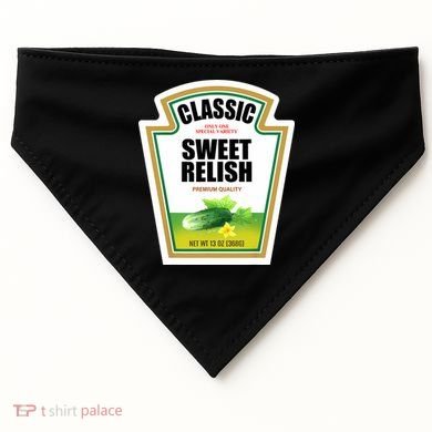 Sweet Relish Condiment Group Halloween Costume USA-Made Doggie Bandana