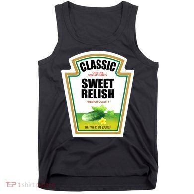 Sweet Relish Condiment Group Halloween Costume Tank Top