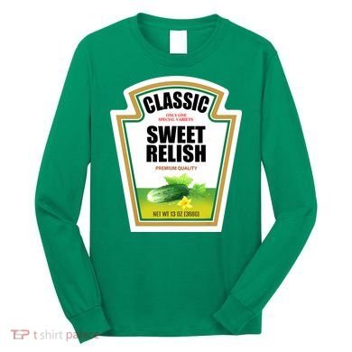 Sweet Relish Condiment Group Halloween Costume Long Sleeve Shirt