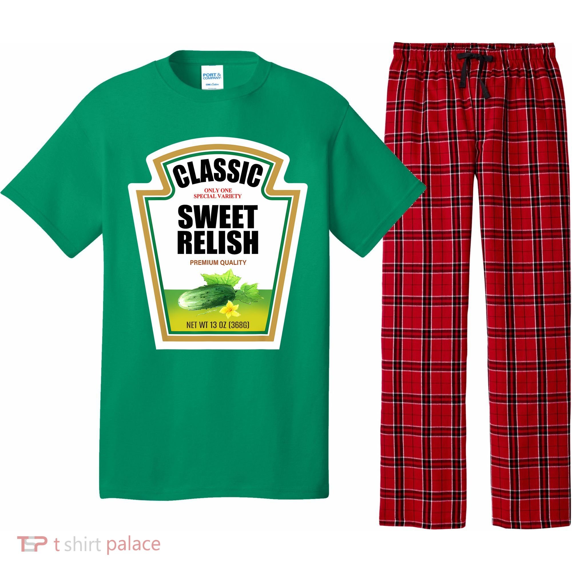 Sweet Relish Condiment Group Halloween Costume Pajama Set