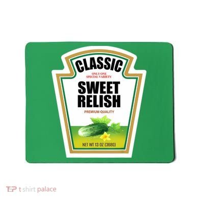Sweet Relish Condiment Group Halloween Costume Mousepad