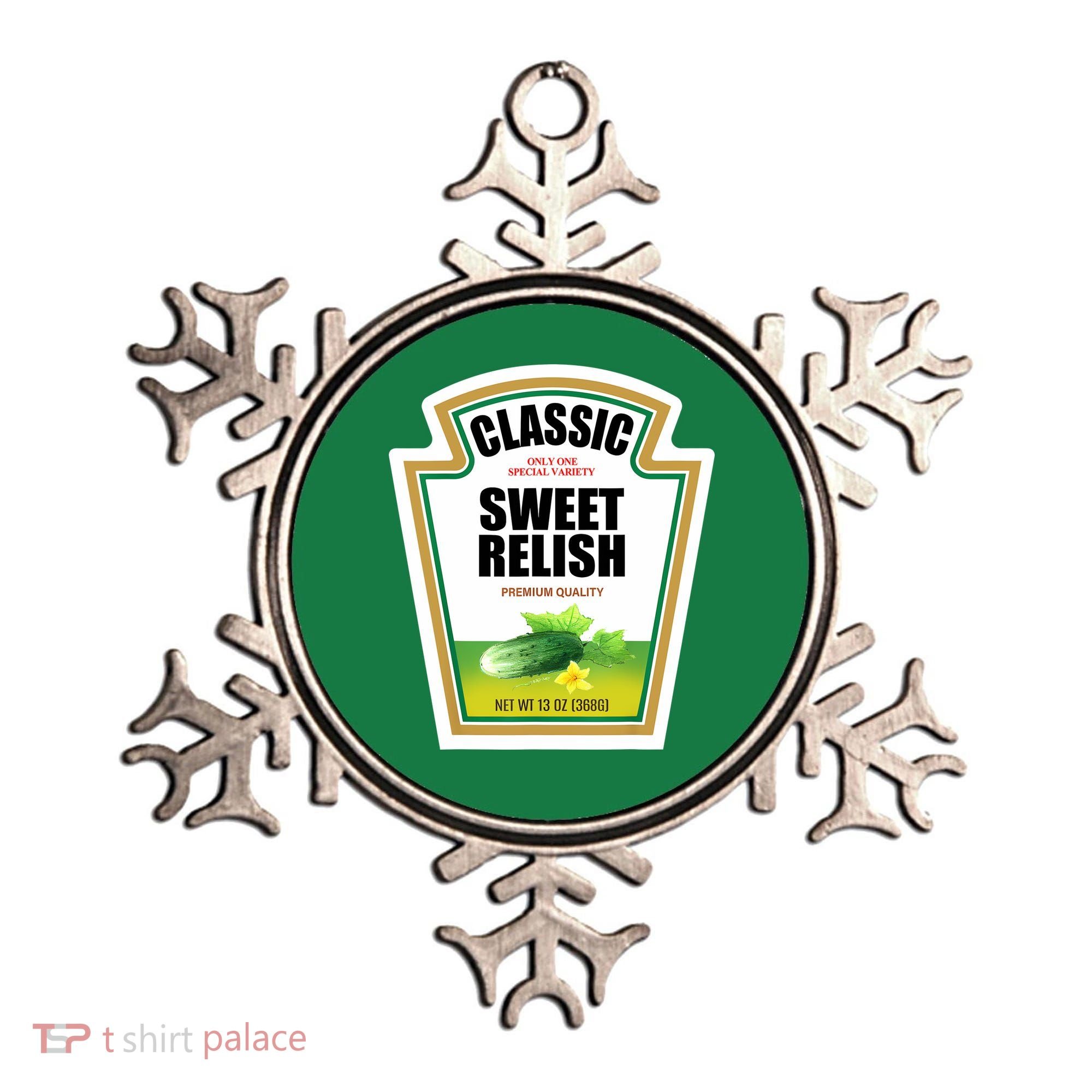 Sweet Relish Condiment Group Halloween Costume Ornament