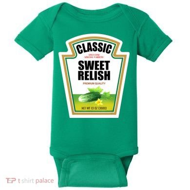 Sweet Relish Condiment Group Halloween Costume Baby Bodysuit