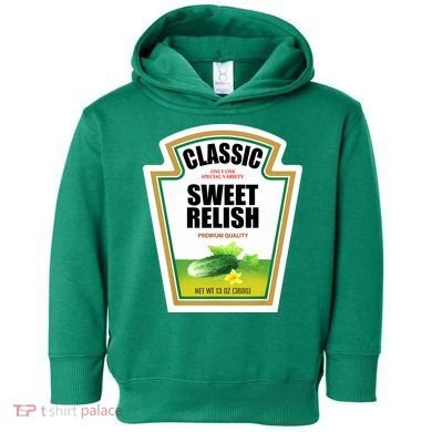 Sweet Relish Condiment Group Halloween Costume Toddler Hoodie