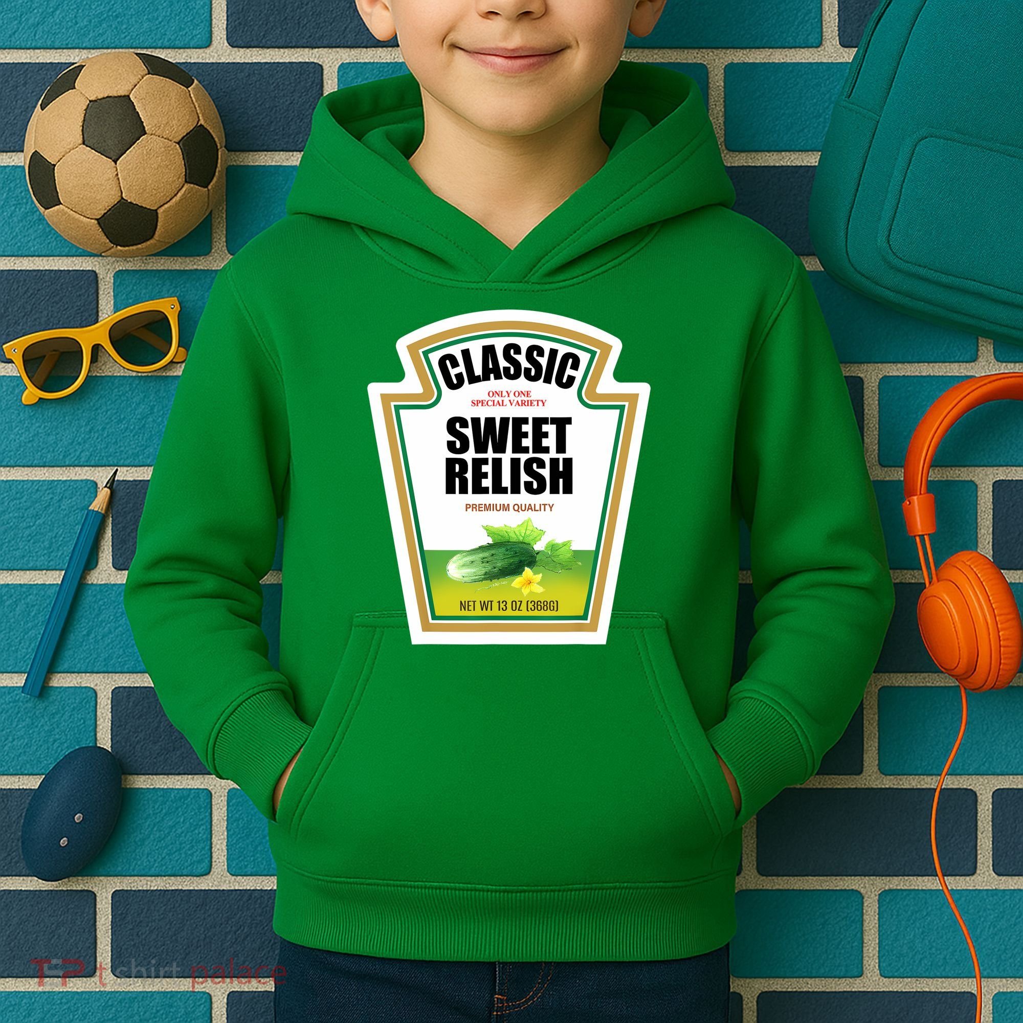 Sweet Relish Condiment Group Halloween Costume Kids Hoodie