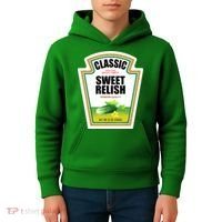 Sweet Relish Condiment Group Halloween Costume Kids Hoodie thumb 4