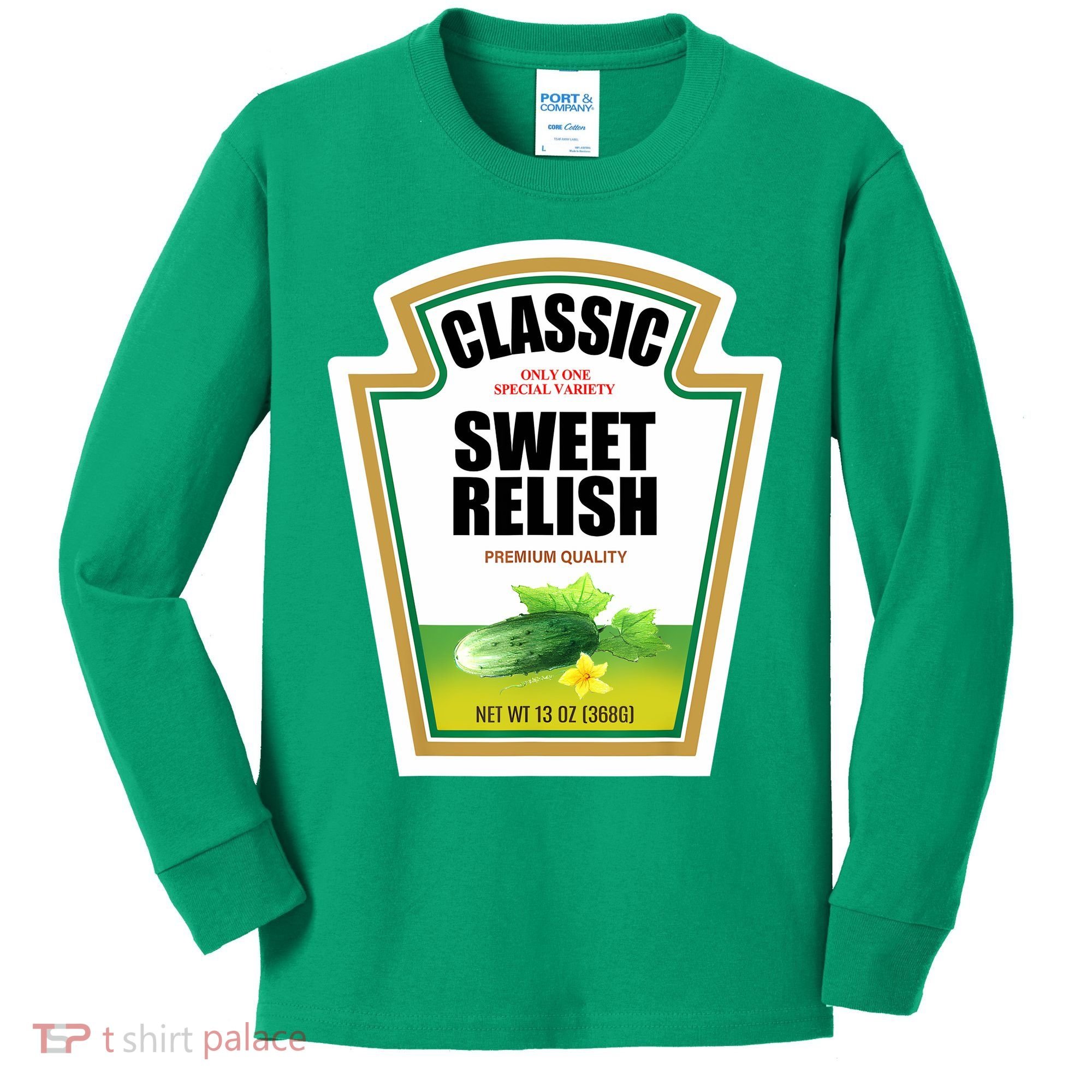 Sweet Relish Condiment Group Halloween Costume Kids Long Sleeve Shirt