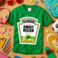 Sweet Relish Condiment Group Halloween Costume Kids T-Shirt thumb 3