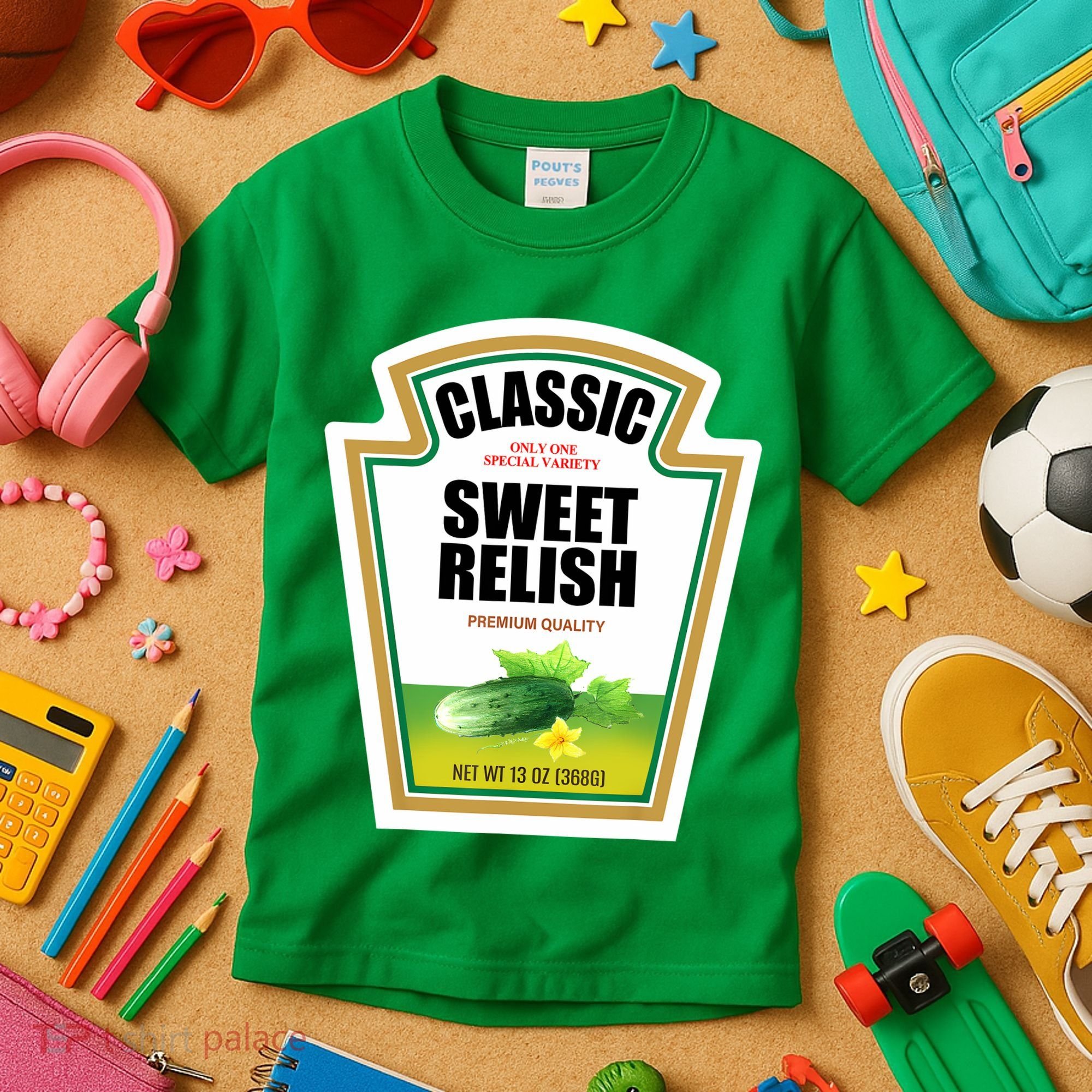 Sweet Relish Condiment Group Halloween Costume Kids T-Shirt