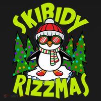 Skibidy Rizzmas Christmas Rizz Penguin Meme Backpack thumb 2