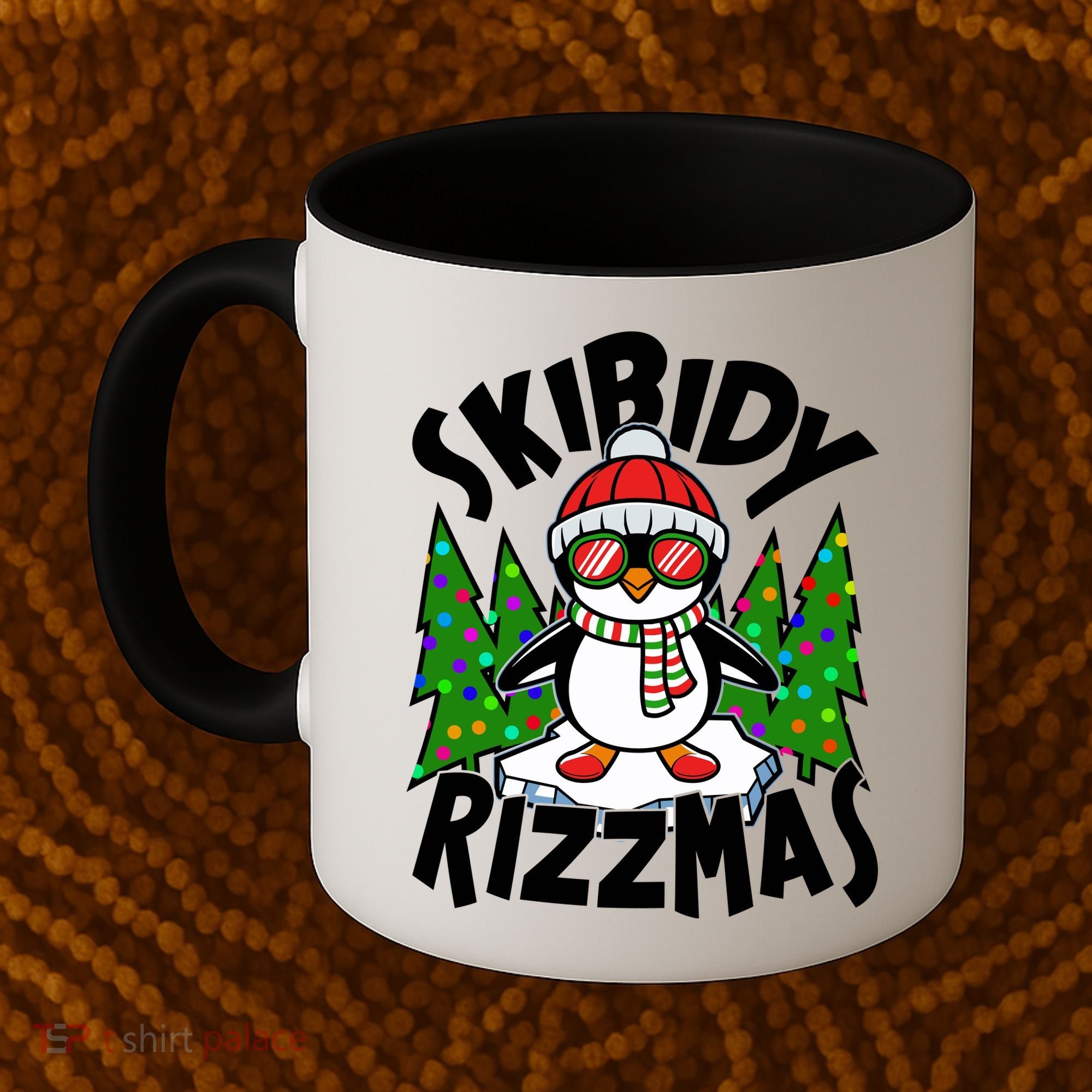 Skibidy Rizzmas Christmas Rizz Penguin Meme Coffee Mug