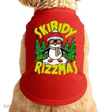 Skibidy Rizzmas Christmas Rizz Penguin Meme Doggie Tank