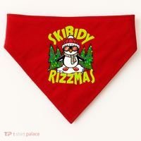 Skibidy Rizzmas Christmas Rizz Penguin Meme USA-Made Doggie Bandana thumb 0
