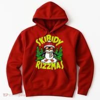 Skibidy Rizzmas Christmas Rizz Penguin Meme Hoodie thumb 0