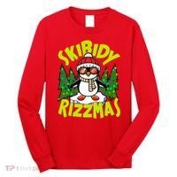 Skibidy Rizzmas Christmas Rizz Penguin Meme Long Sleeve Shirt thumb 0