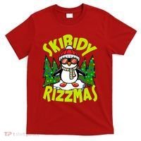 Skibidy Rizzmas Christmas Rizz Penguin Meme T-Shirt thumb 0