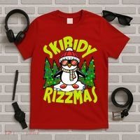 Skibidy Rizzmas Christmas Rizz Penguin Meme T-Shirt thumb 5
