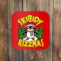 Skibidy Rizzmas Christmas Rizz Penguin Meme Coaster thumb 0