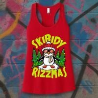 Skibidy Rizzmas Christmas Rizz Penguin Meme Women's Tank Top thumb 3