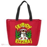 Skibidy Rizzmas Christmas Rizz Penguin Meme Tote Bag thumb 0