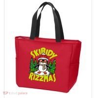 Skibidy Rizzmas Christmas Rizz Penguin Meme Tote Bag thumb 3