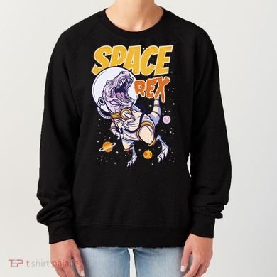 Space Rex Dinosaur Galaxy Women's Sweatshirt
