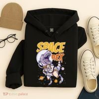 Space Rex Dinosaur Galaxy Hoodie thumb 4