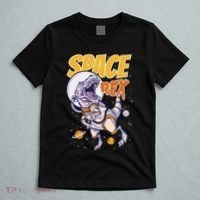 Space Rex Dinosaur Galaxy T-Shirt thumb 5