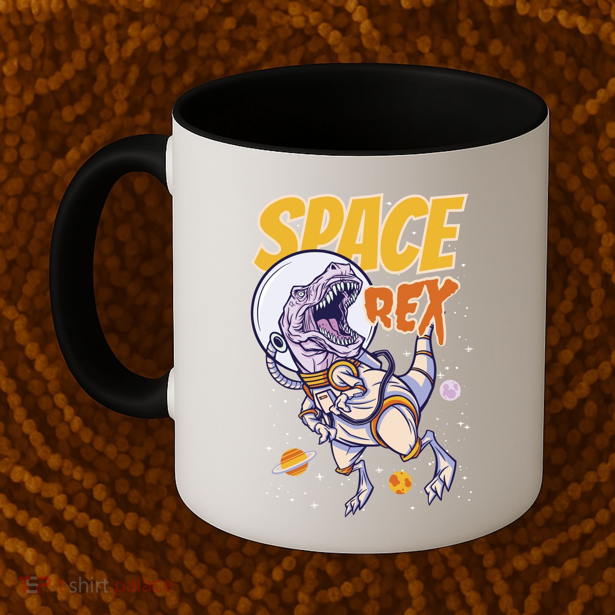 Space Rex Dinosaur Galaxy Coffee Mug