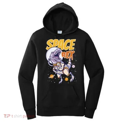 Space Rex Dinosaur Galaxy Women's Hoodie