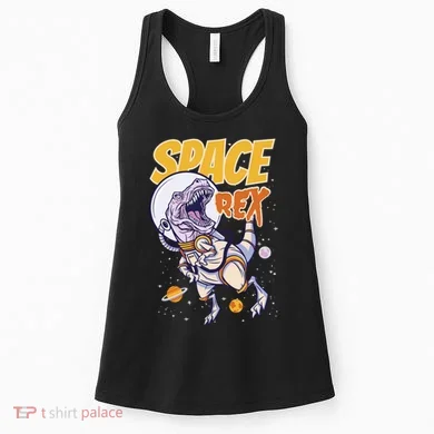 Space Rex Dinosaur Galaxy Women's Tank Top