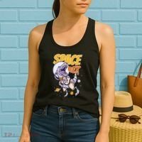 Space Rex Dinosaur Galaxy Women's Tank Top thumb 2