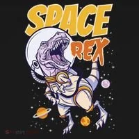 Space Rex Dinosaur Galaxy Baby Bodysuit thumb 2