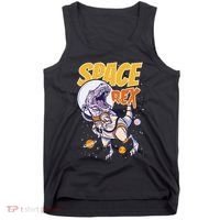 Space Rex Dinosaur Galaxy Tank Top thumb 0