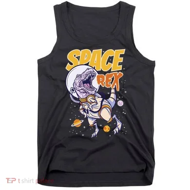 Space Rex Dinosaur Galaxy Tank Top