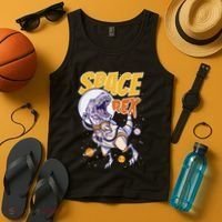 Space Rex Dinosaur Galaxy Tank Top thumb 4