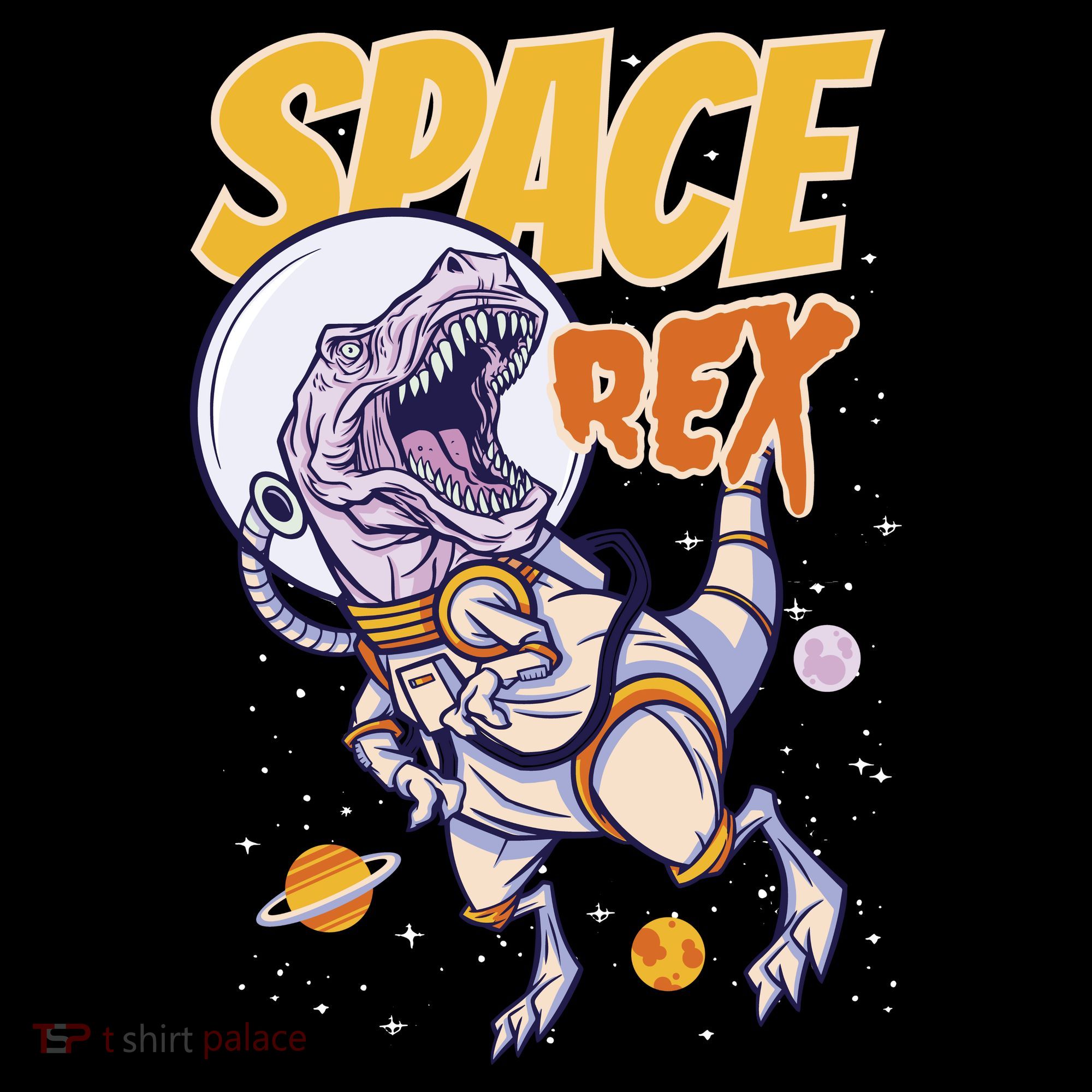 Space Rex Dinosaur Galaxy Women's Long Sleeve Shirt